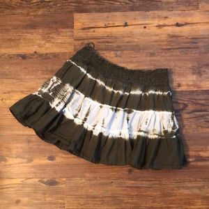 The Children’s Place l Green White Tie Dye Skirt